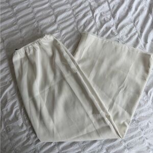 Cream Brandy Melville Slip Skirt
